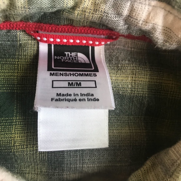 The North Face Green Plaid Button Down - Picture 7 of 7